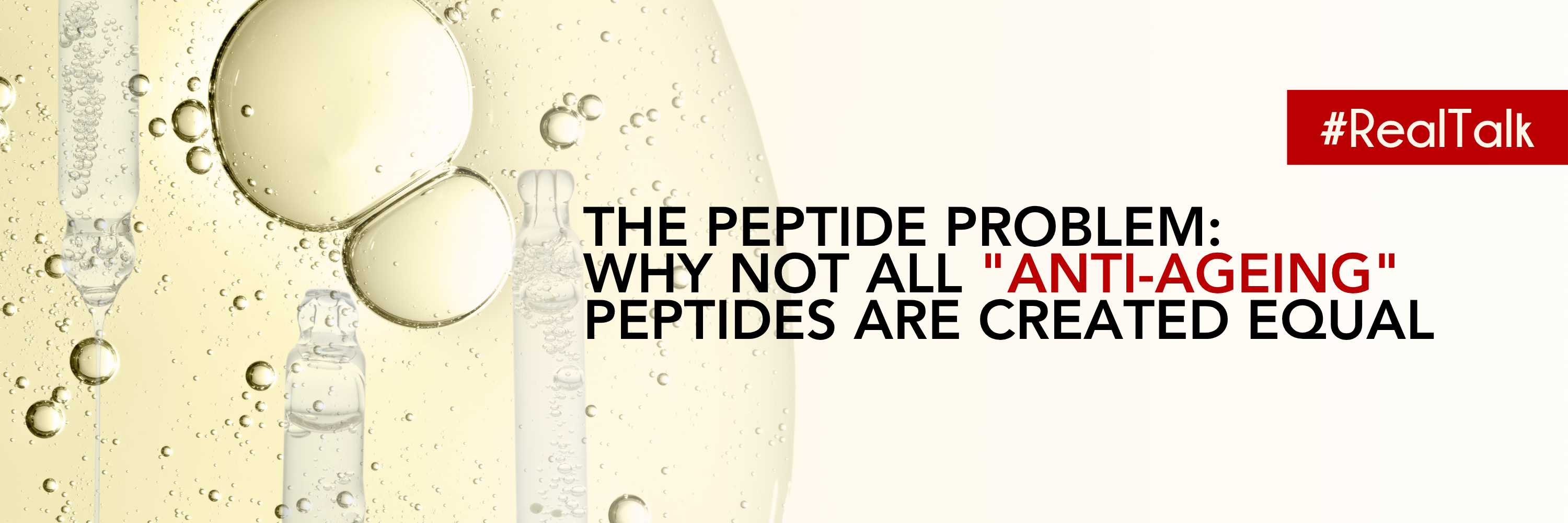 The Peptide Problem: Why Not All "Anti-Ageing" Peptides Are Created Equal
