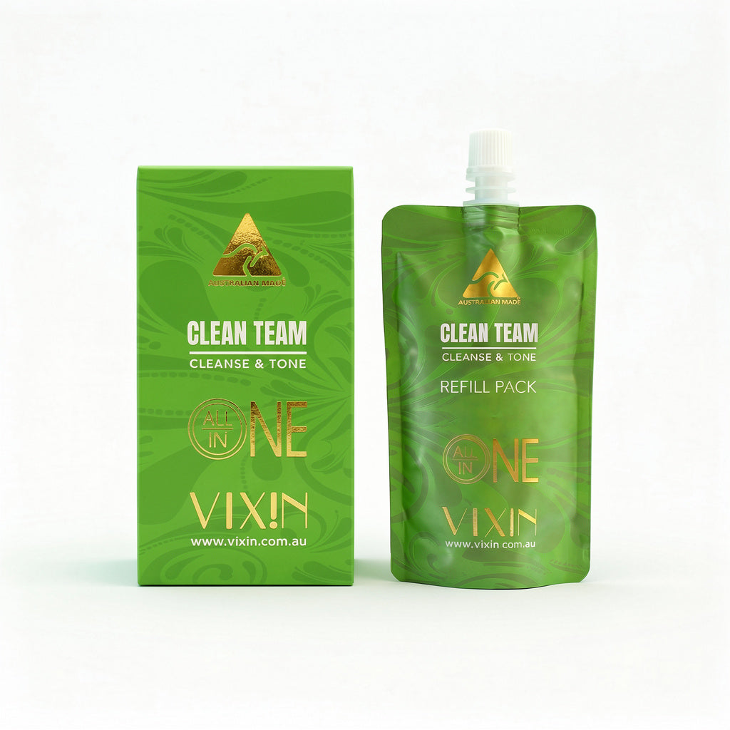 Clean Team All In One Cleanser & Toner 200mL + Refill Pouch 150mL ♻️