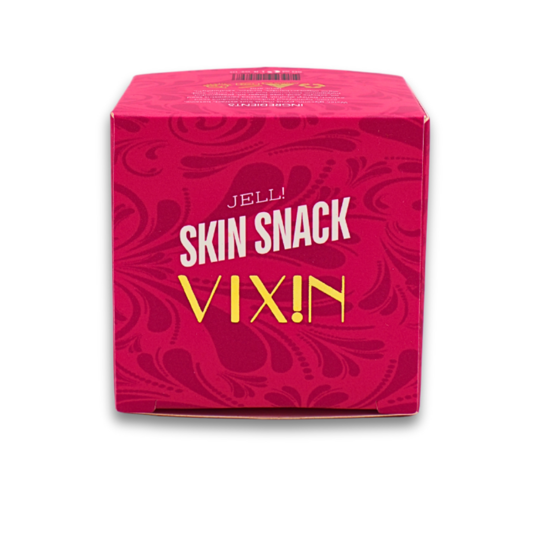 Vixin Jelli Skin Snack Express Face Mask 50mL with brush – hydrating jelly mask, Australian skincare
