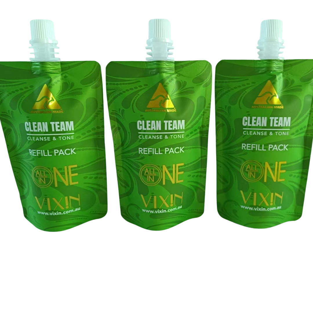 Refill Pouch - Clean Team All In One Cleanser & Tone 150mL