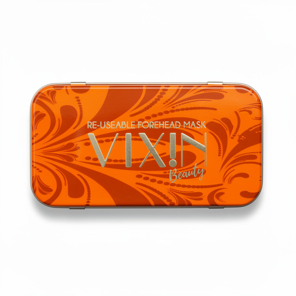 Vixin Re-Usable Forehead Mask with travel tin box – reusable anti-wrinkle mask, Australian skincare