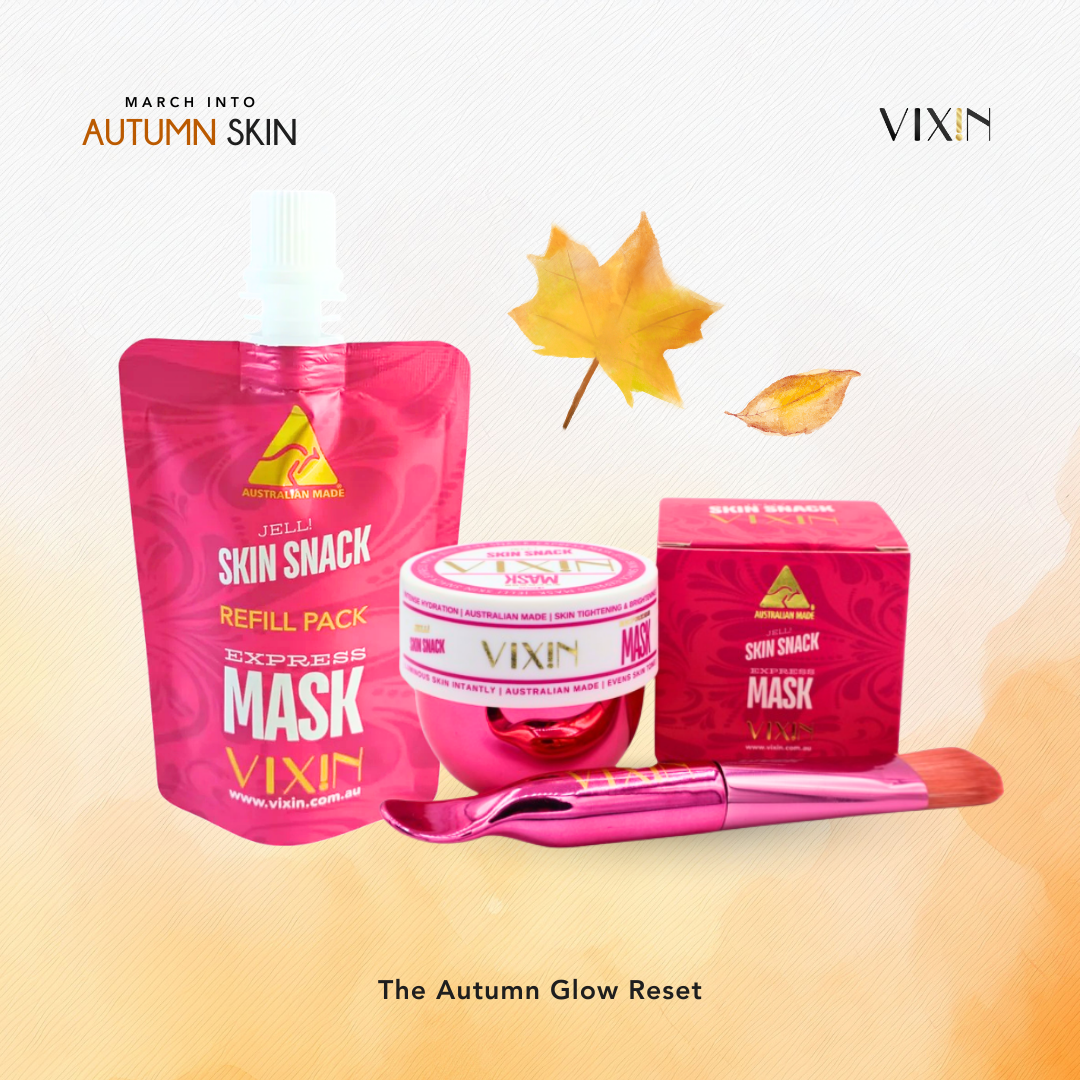 The Autumn Glow Reset smooths, hydrates and refines skin with Certified Australian Made skincare powered by ALGAKTIV® RetinART.