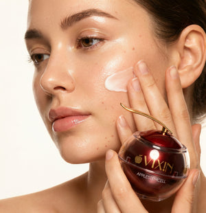 Vixin All In One Apple Stem Cell Face Cream 50mL – certified Australian made moisturiser Before and after