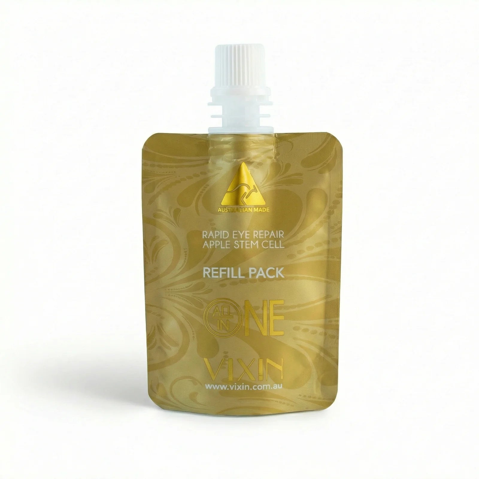 Vixin Rapid Eye Repair Apple Stem Cell eye cream 30mL – Australian made skincare peptides goto kola apple stem  cell antioxidants refill pouch sustainable beauty